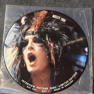 Motley Crue Interview Picture Disc Limited Edition Bak  2051 Made In England